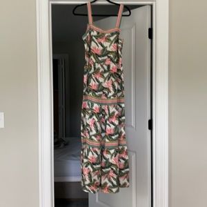 Loft summer tiered maxi dress